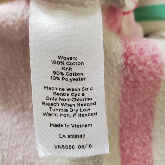 Talbots Striped Button Up Pullover Sweatshirt sz 3x - Picture 10 of 10